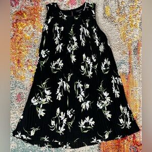Banana Republic Floral Black Dress
